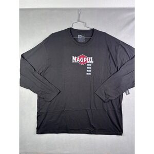 Magpul Mens Long Sleeve Graphic T-Shirt Black Logo Cotton Blend 4XL NEW